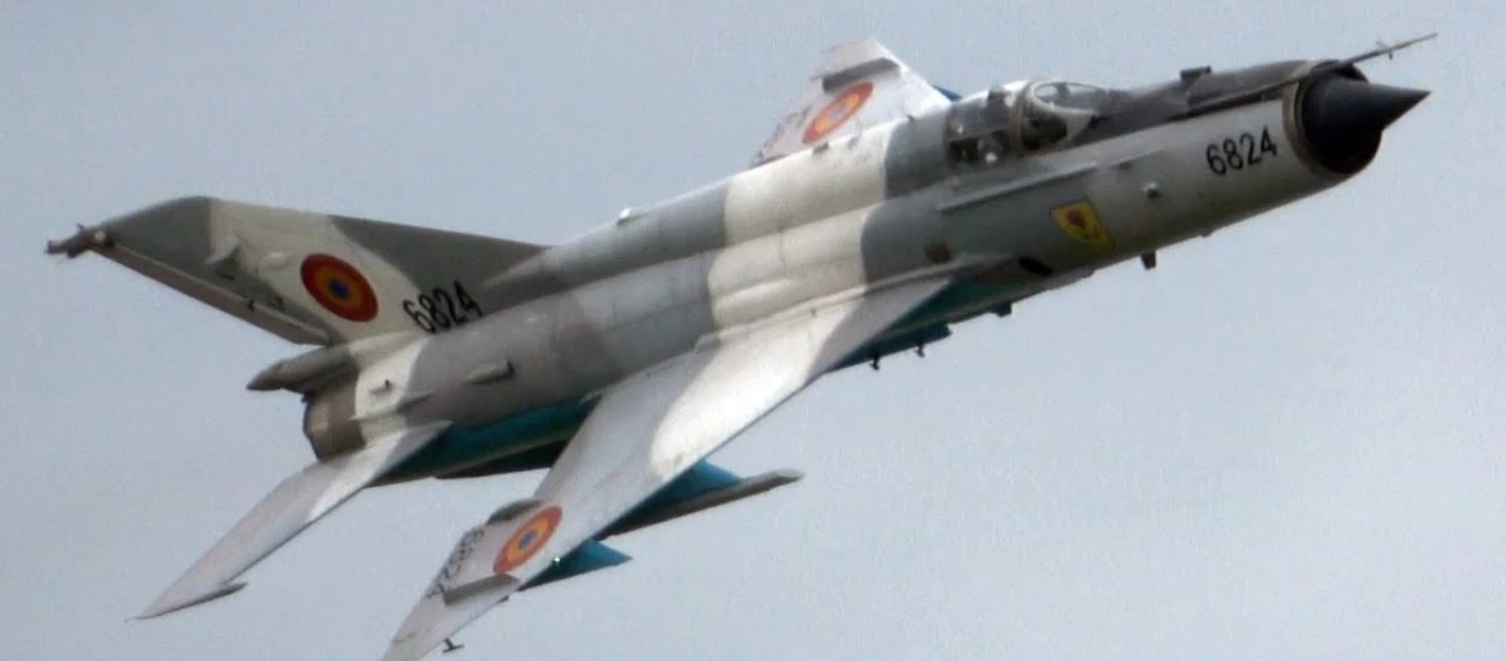 Συντριβή ρουμανικού Mig-21 κατά την διάρκεια εκπαίδευσης